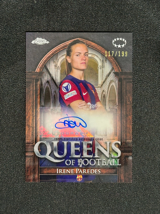 Irene Paredes Autograph 117/199 - Topps Women's Chrome 2023/24