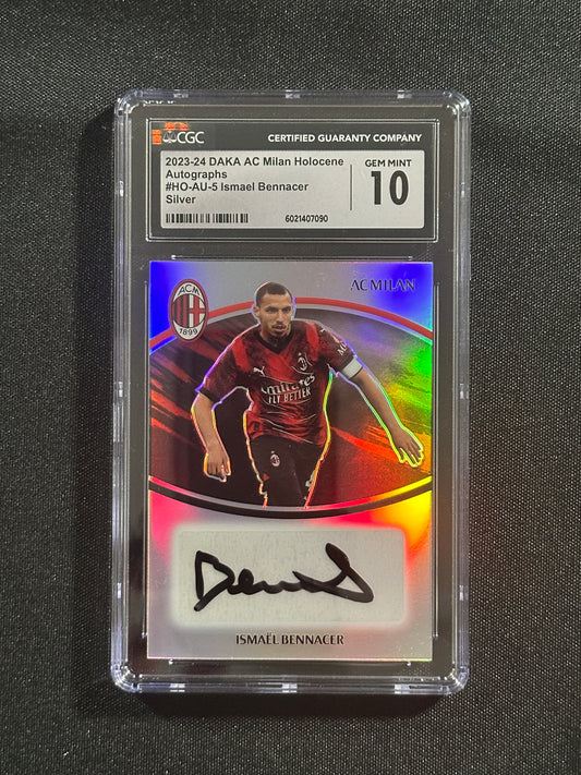 Ismael Bennacer Autograph 25/65 CGC10 - DAKA AC MIlan 2023/24