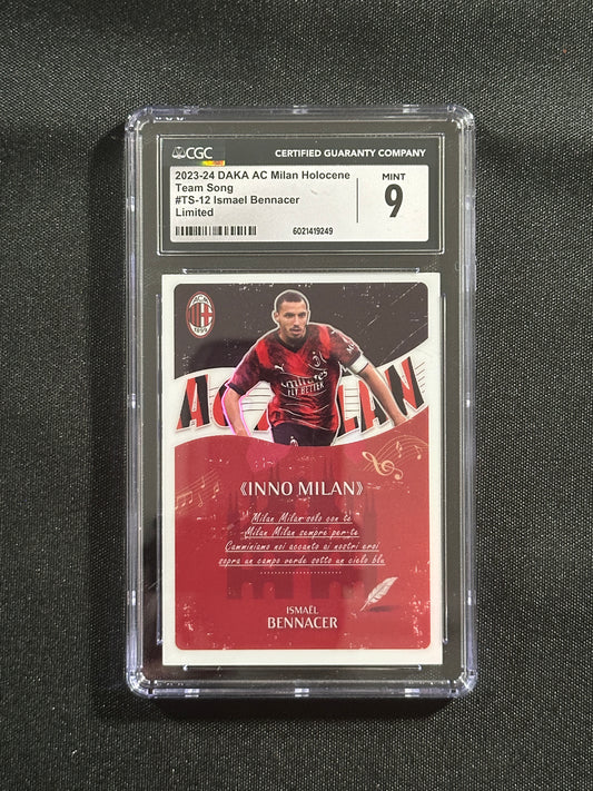 Ismael Bennacer Numbered Parallel 09/15 CGC9 - DAKA AC MIlan 2023/24