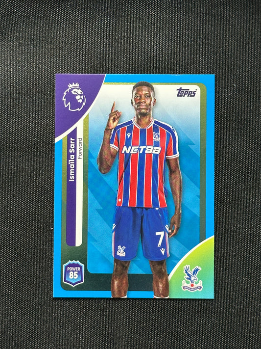 Ismaila Sarr Blue Parallel Base - Topps Premier League 2026