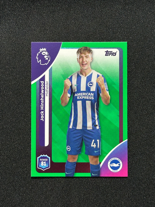 Jack Hinshelwood Green Parallel Base - Topps Premier League 2026