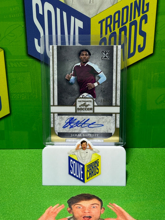 Jamal-Baptiste-Autograph-09-12-Leaf-Ultimate-Soccer-2022