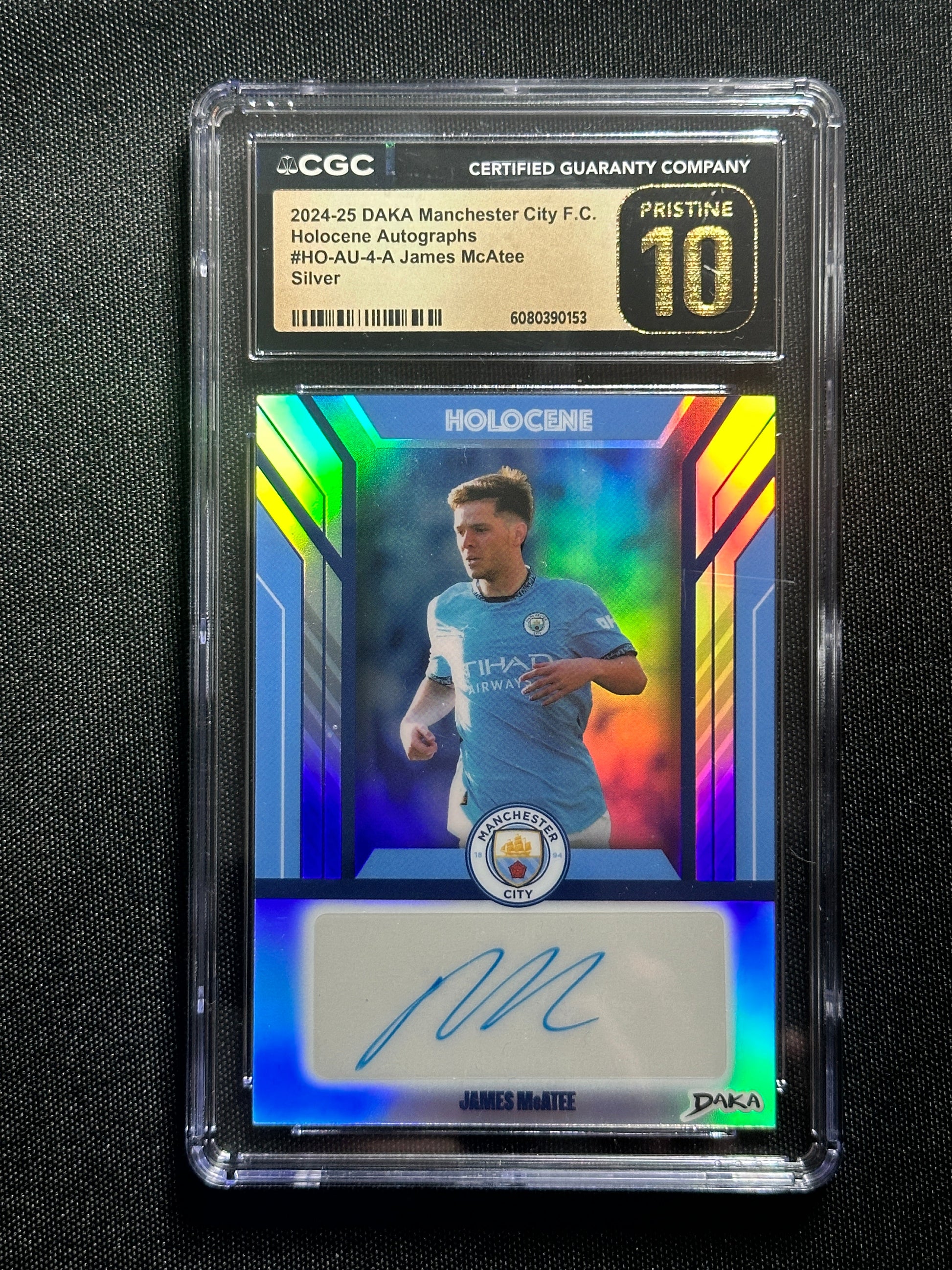 James McAtee Autograph 25/30 - Daka Manchester City One & Two 2024/25