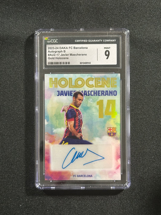Javier Mascherano Autograph 03/20 CGC9 - DAKA Barcelona 2023/24