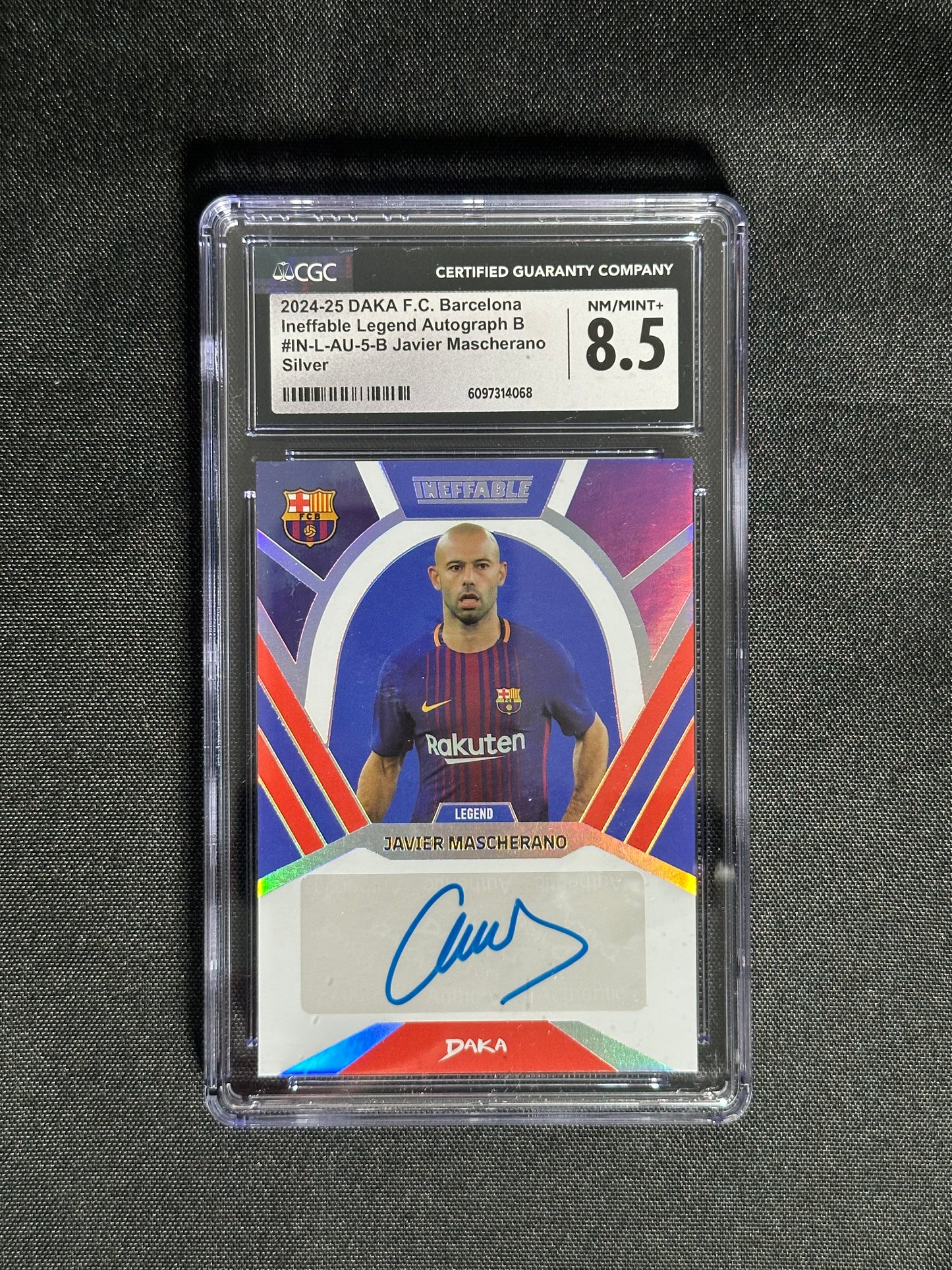 Javier Mascherano Autograph 43/45 - DAKA Barcelona 2024/25