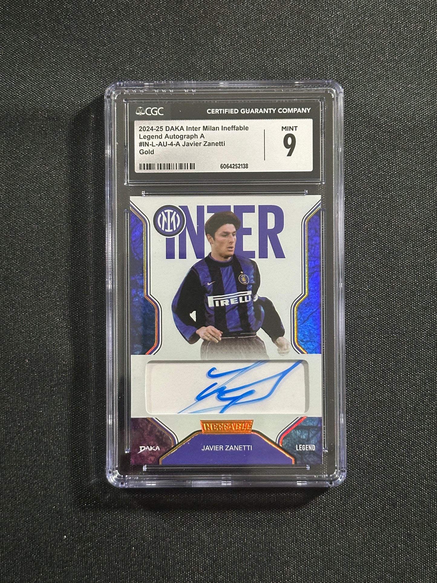 Javier Zanetti Autograph 11/20 CGC9 - DAKA Inter Milan 2024/25