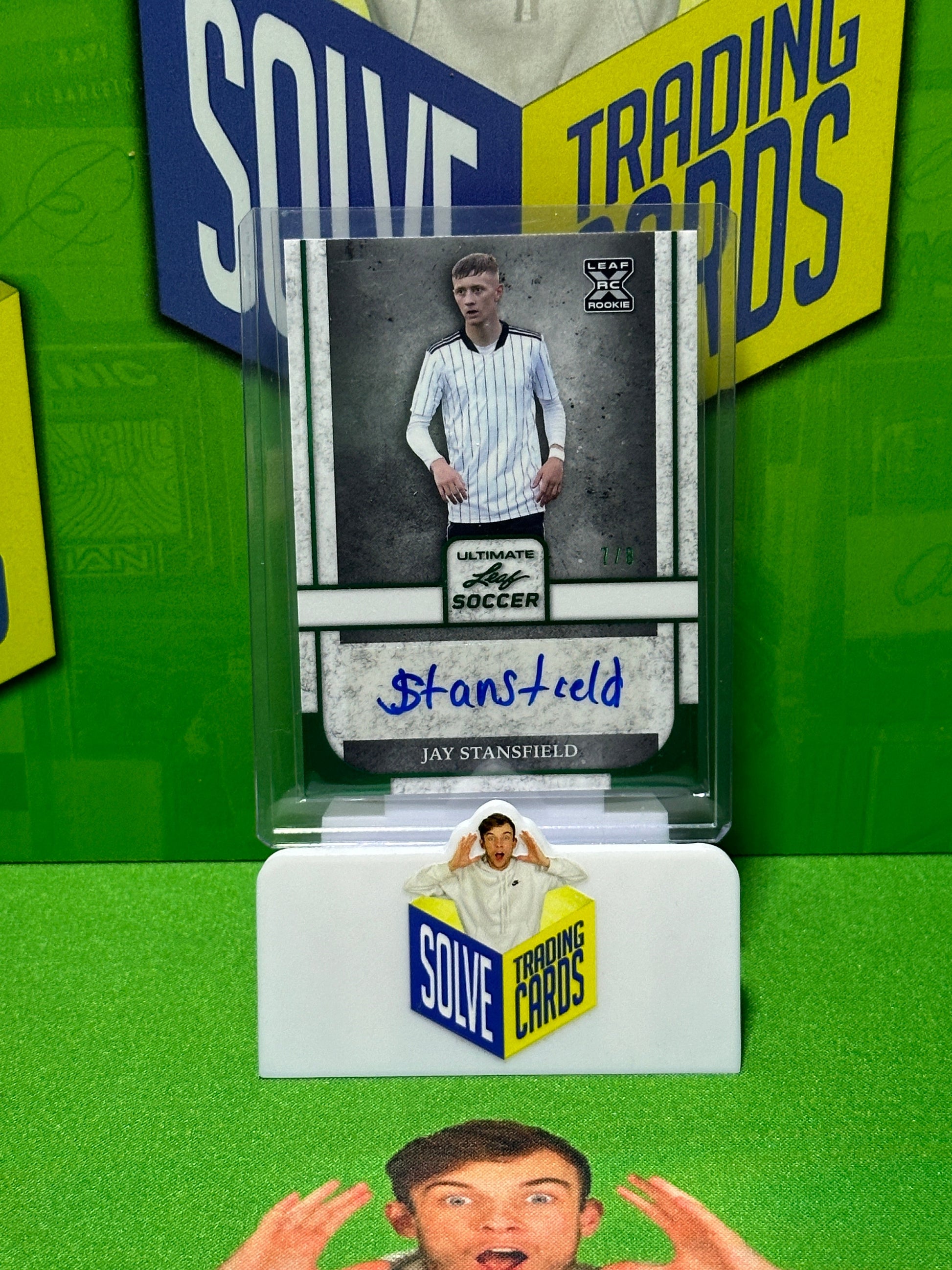 Jay-Stansfield-Autograph-7-8-Rookie-Leaf-Ultimate-Soccer-2022