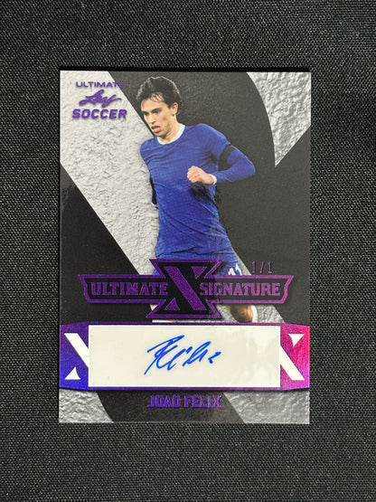 Joao Felix Autograph 1/1 - Leaf Ultimate Soccer 2022