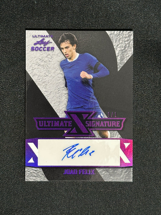 Joao Felix Autograph 1/1 - Leaf Ultimate Soccer 2022
