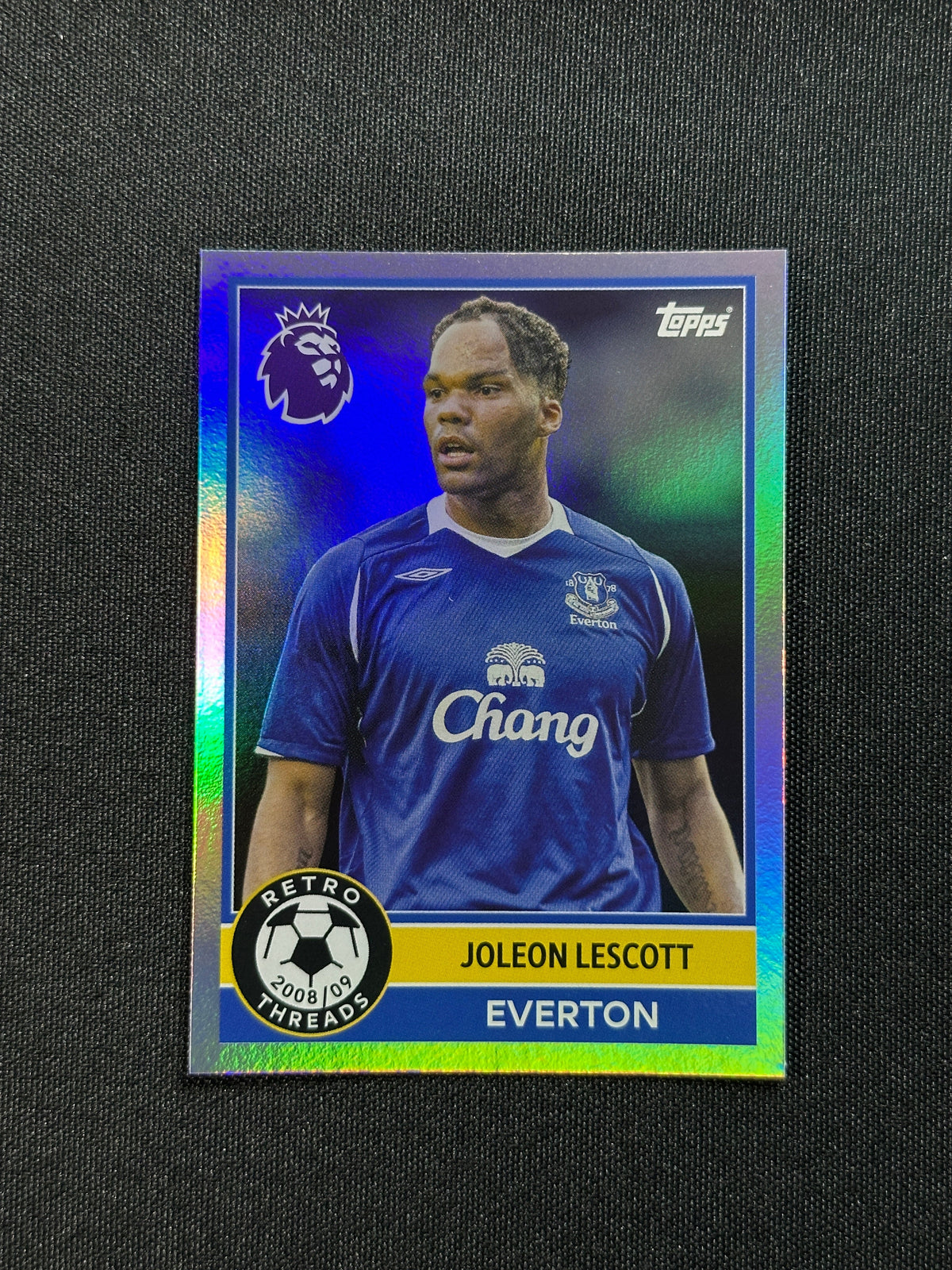 Joleon Lescott Everton Retro Threads - Topps Premier League 2026