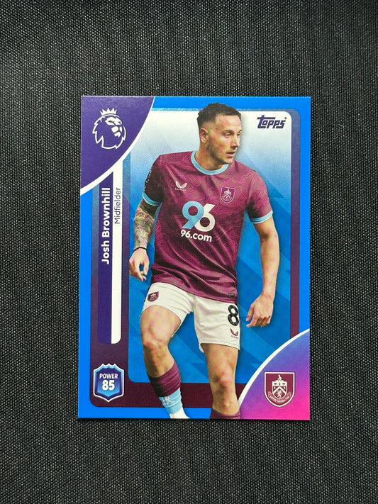 Josh Brownhill Blue Parallel Base - Topps Premier League 2026