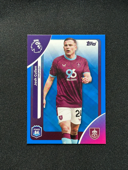 Josh Cullen Blue Parallel Base - Topps Premier League 2026