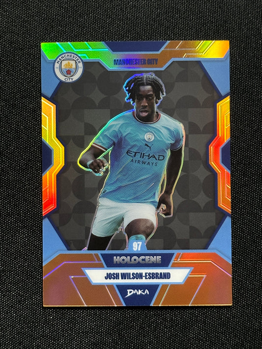 Josh Wilson-Esbrand Numbered Parallel 65/75 - Daka Manchester City One & Two 2024/25