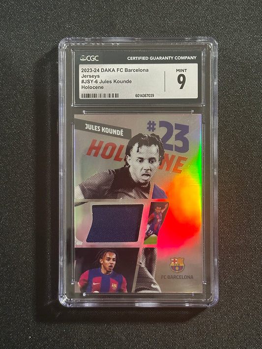 Jules Kounde Patch 62/65 CGC9 - DAKA Barcelona 2023/24