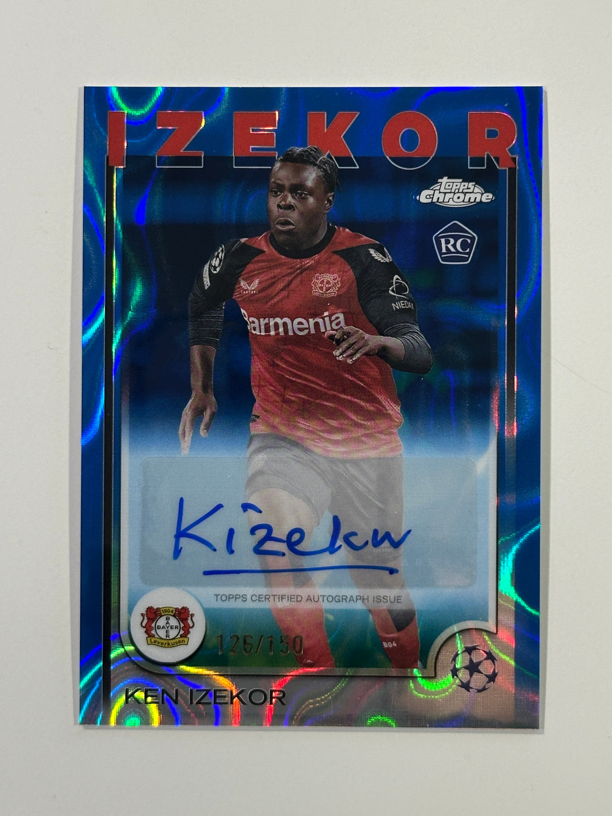 Ken Izekor Autograph 126/150 - Topps Chrome 2024/25