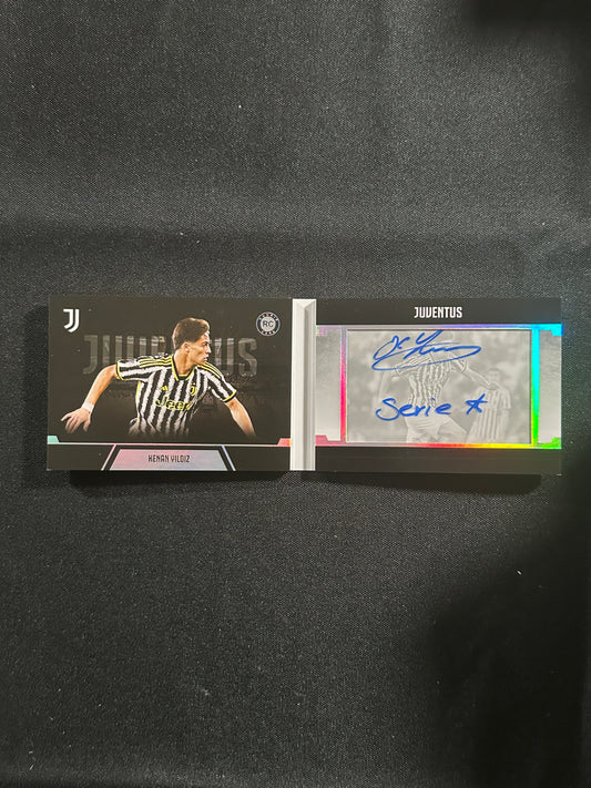 Kenan Yildiz Autograph Booklet 14/50 - DAKA Juventus 2023/24
