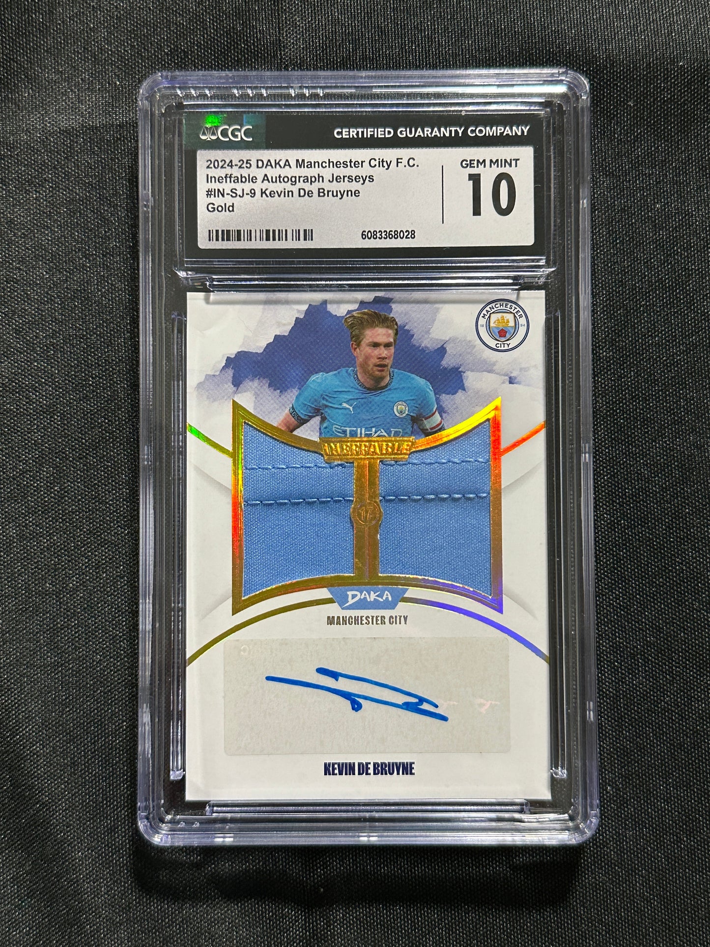 Kevin De Bruyne Autograph 02/05 - Daka Manchester City One & Two 2024/25