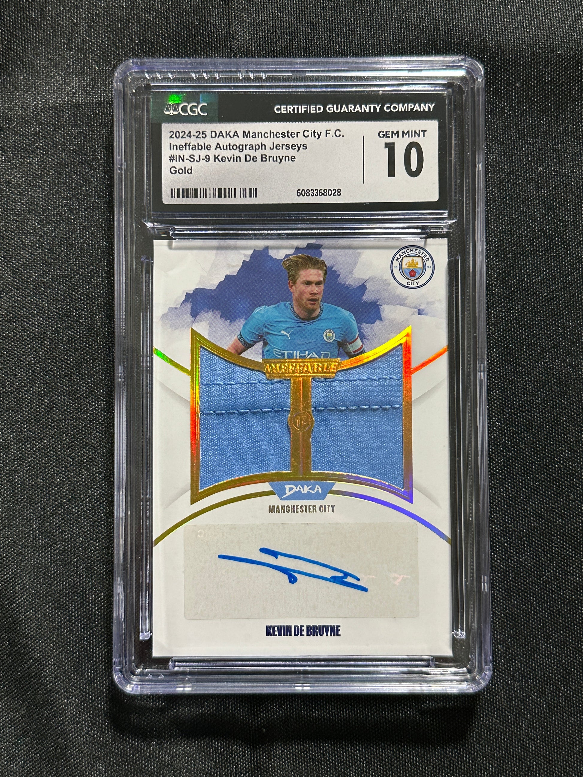 Kevin De Bruyne Autograph 02/05 - Daka Manchester City One & Two 2024/25