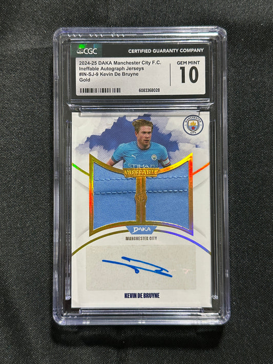 Kevin De Bruyne Autograph 02/05 - Daka Manchester City One & Two 2024/25