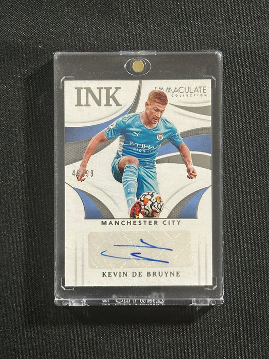 Kevin De Bruyne Autograph 49/99 - Panini Immaculate 2021