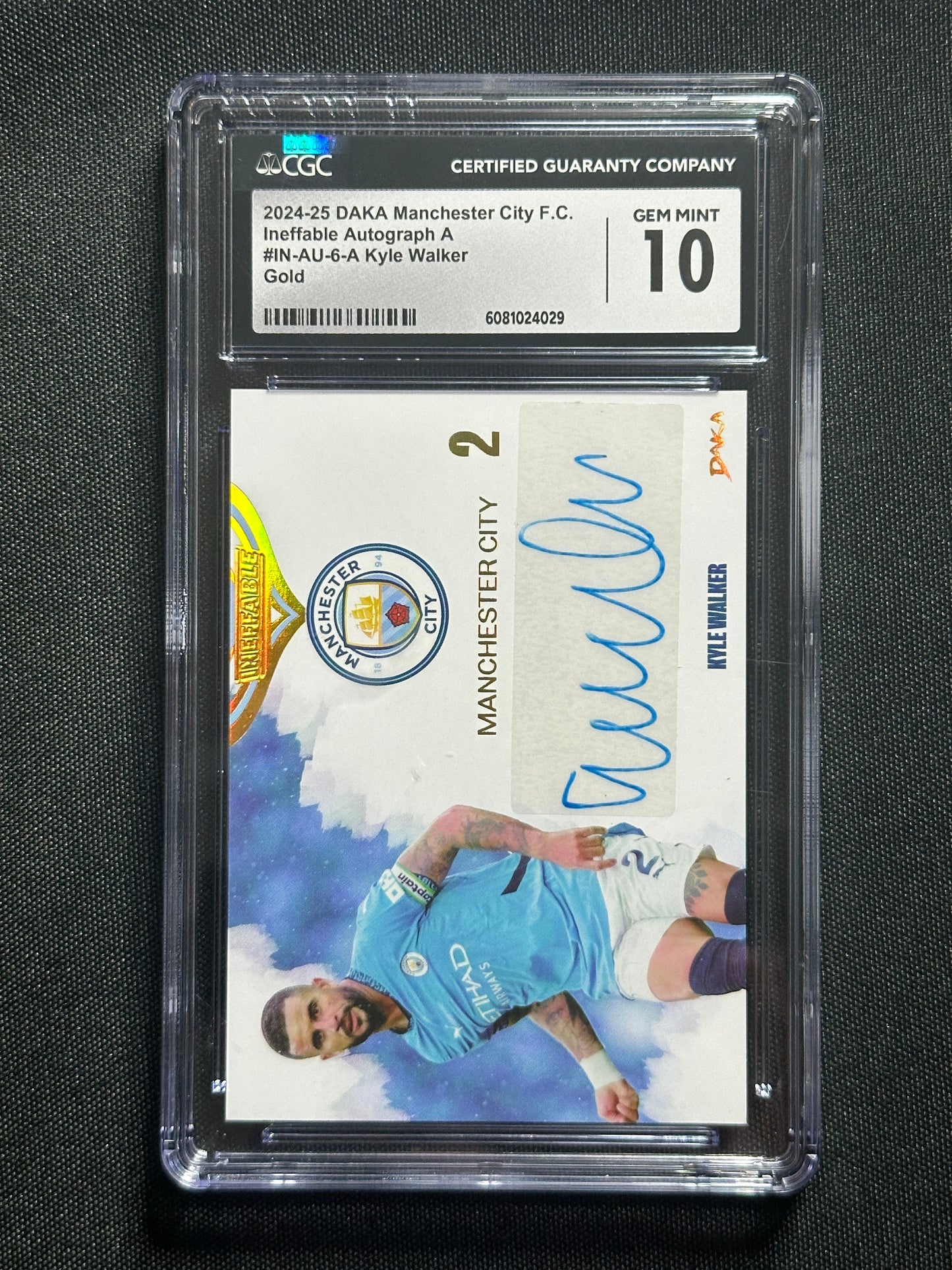 Kyle Walker Autograph 02/10 - Daka Manchester City One & Two 2024/25