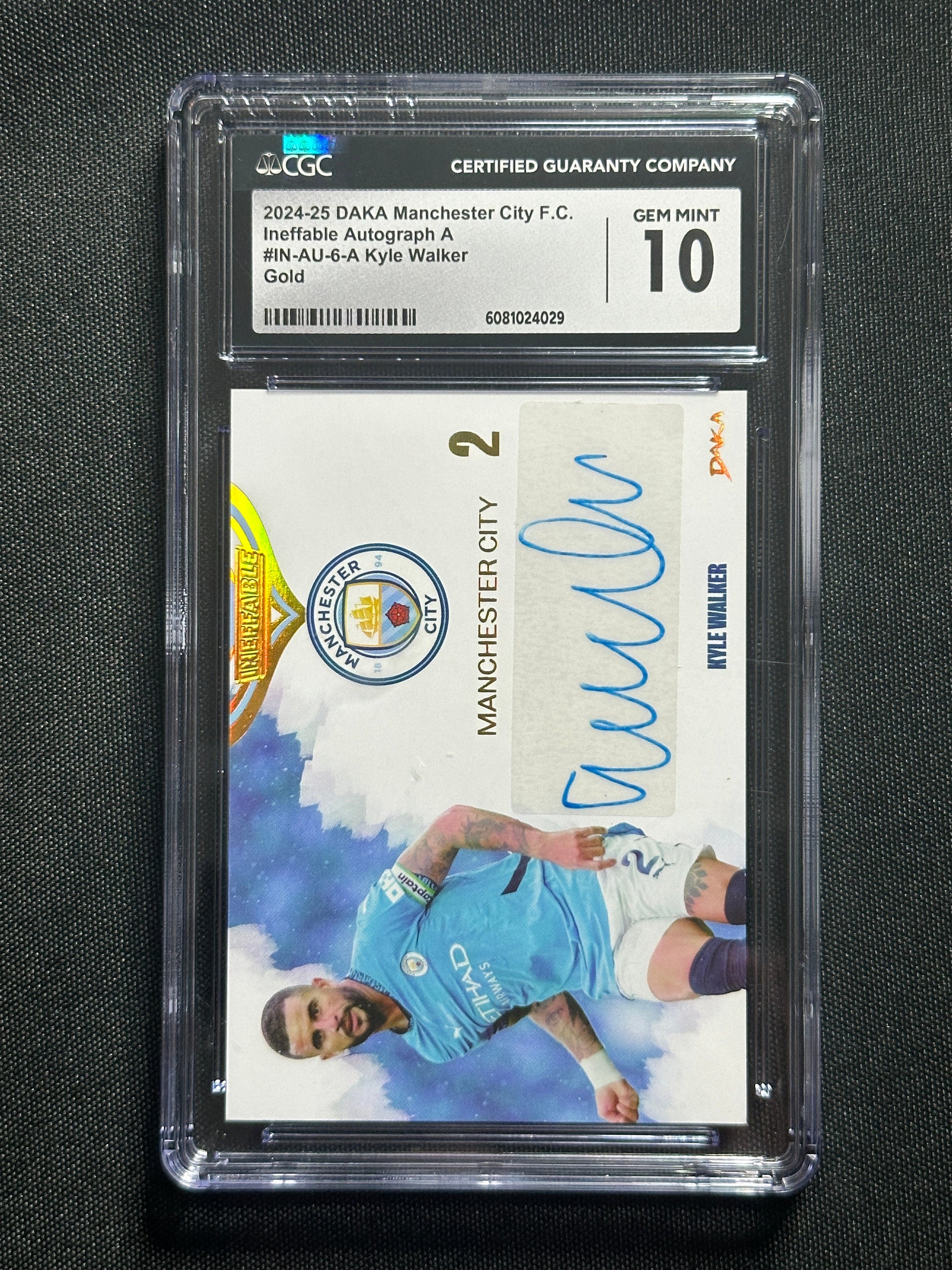 Kyle Walker Autograph 02/10 - Daka Manchester City One & Two 2024/25