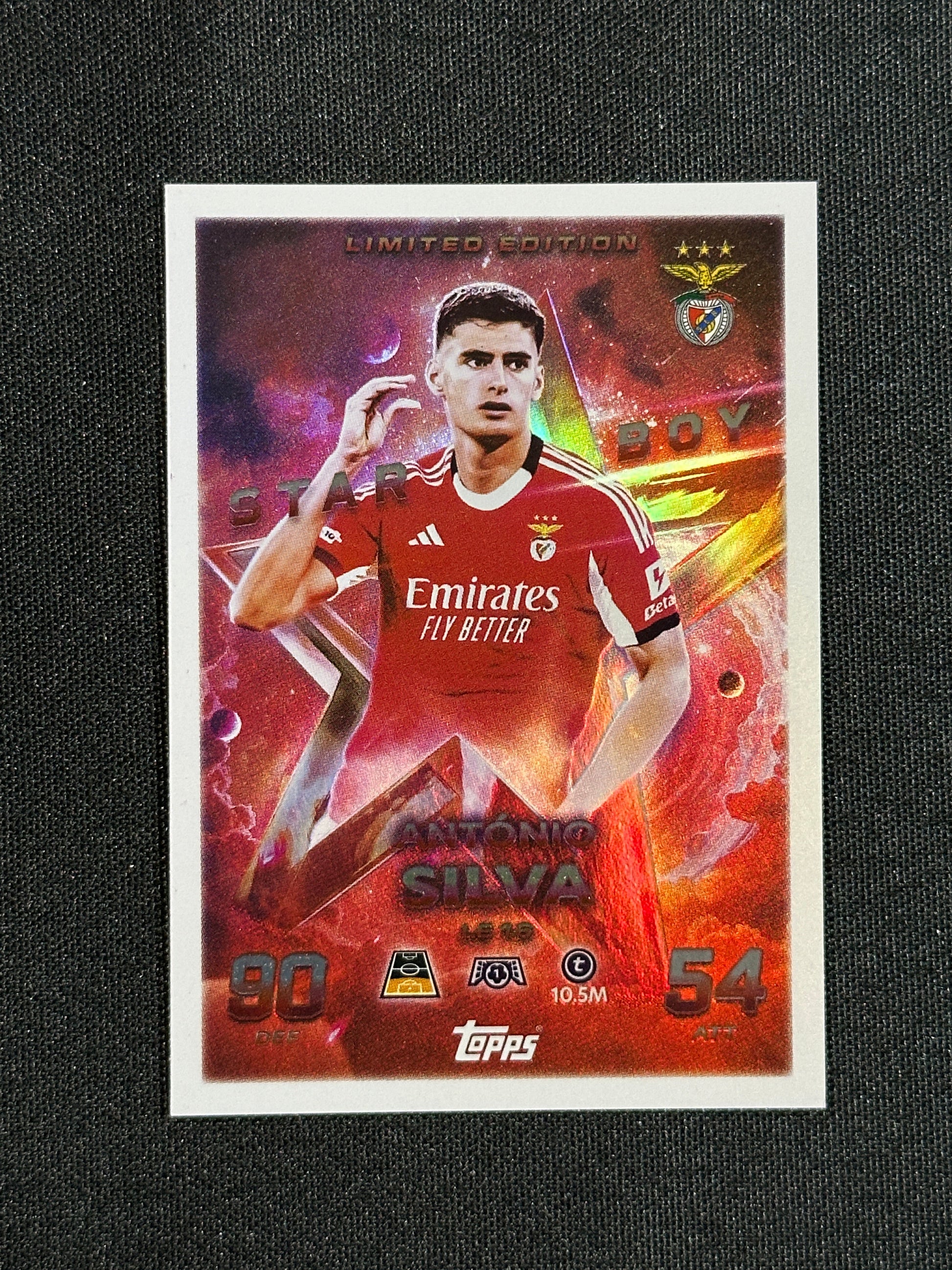 LE 16 António Silva SL Benfica Limited Edition - Topps Match Attax 2025/26