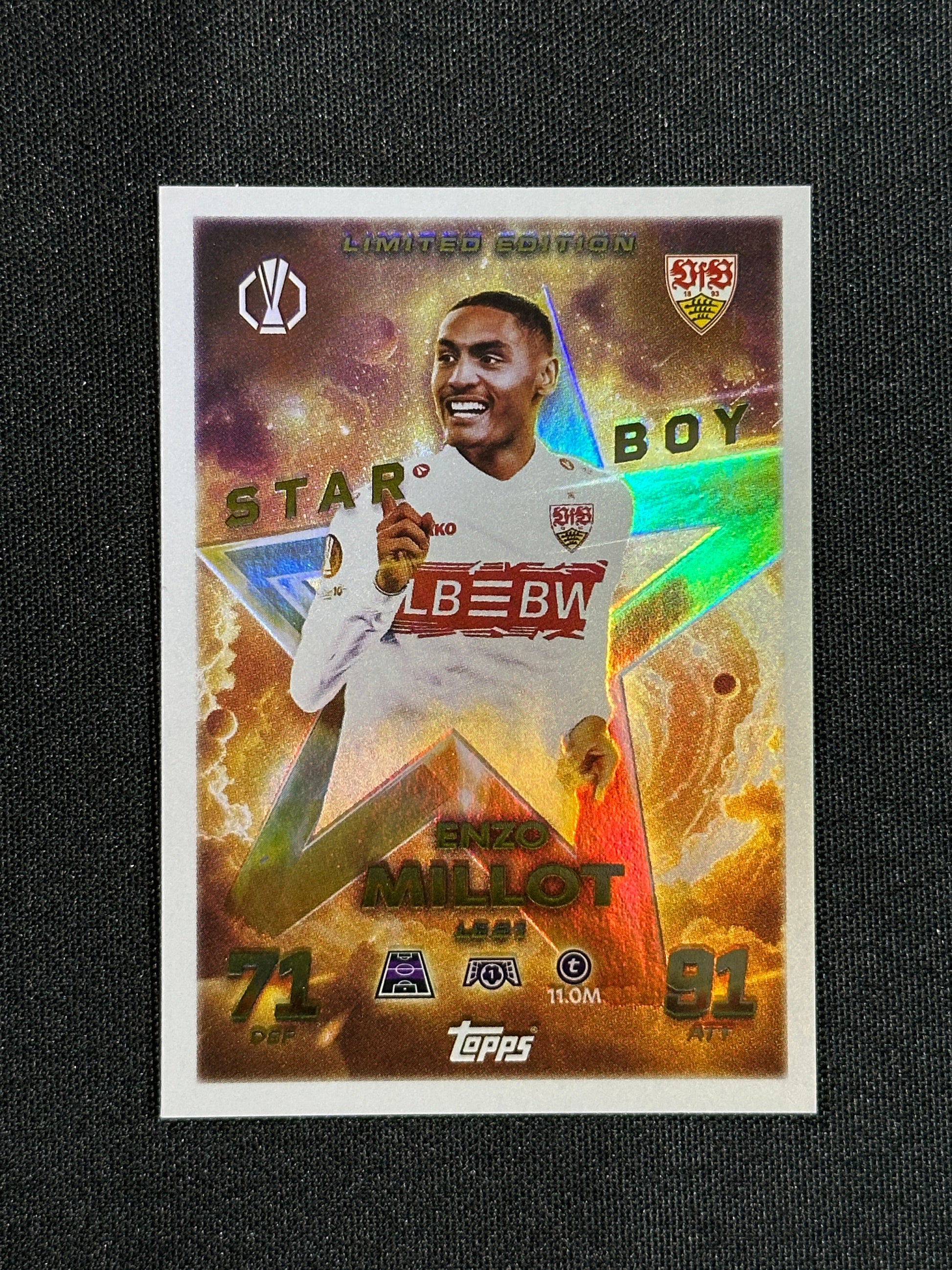 LE 21 Enzo Millot VfB Stuttgart Limited Edition - Topps Match Attax 2025/26