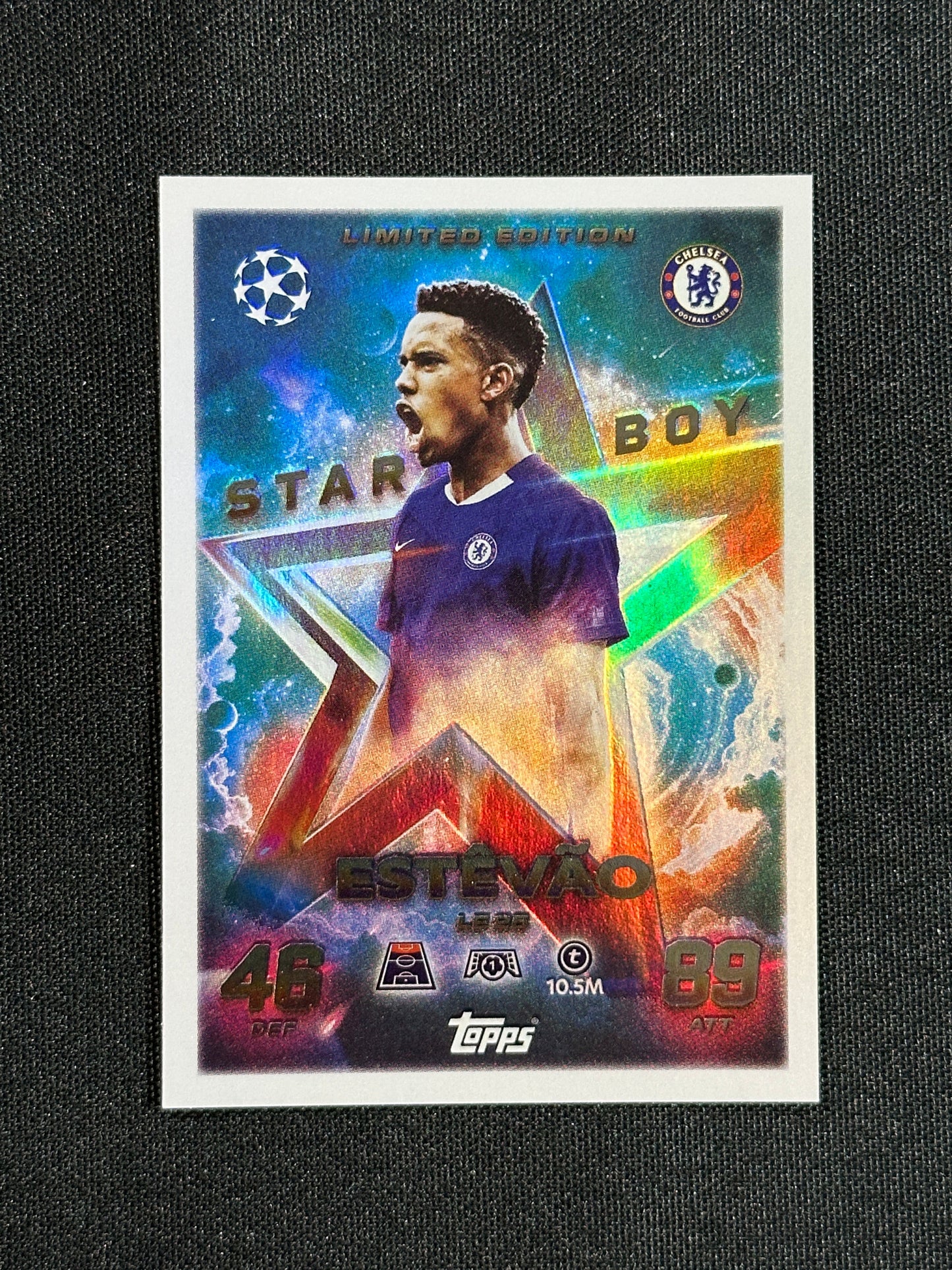 LE 25 Estêvão Chelsea Limited Edition - Topps Match Attax 2025/26