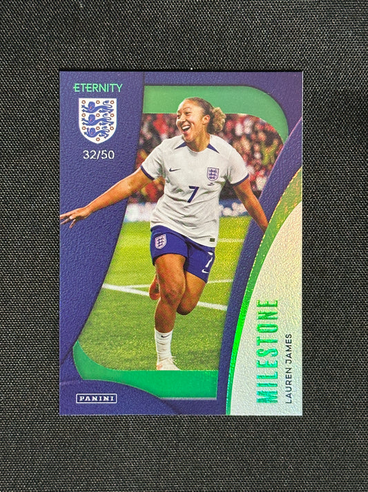 Lauren James Numbered Parallel 32/50 - Panini Eternity Lionesses