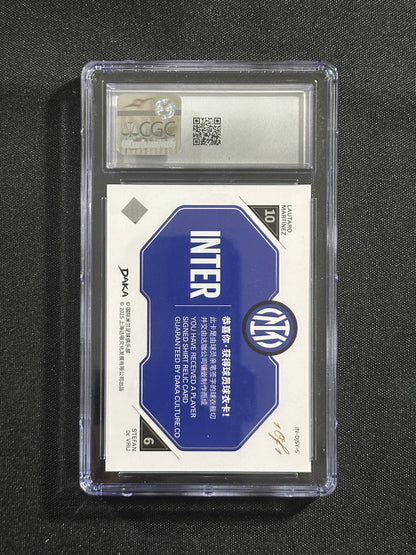 Lautaro Martinez, Stefan De Vrij Patch 1/1 CGC9.5 - DAKA Inter Milan 2024/25