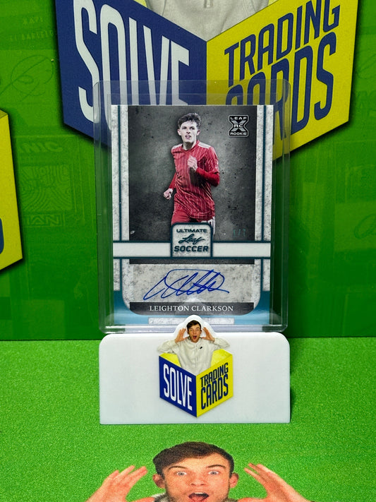 Leighton-Clarkson-Autograph-1-7-Rookie-Leaf-Ultimate-Soccer-2022