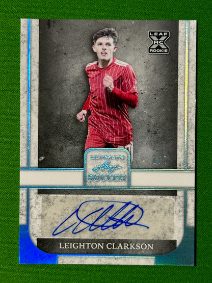 Leighton-Clarkson-Autograph-1-7-Rookie-Leaf-Ultimate-Soccer-20222