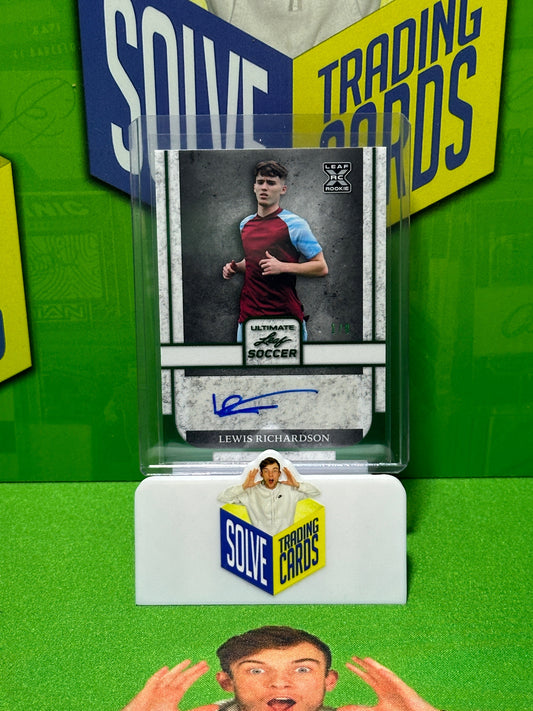 Lewis-Richardson-Autograph-1-8-Rookie-Leaf-Ultimate-Soccer-2022