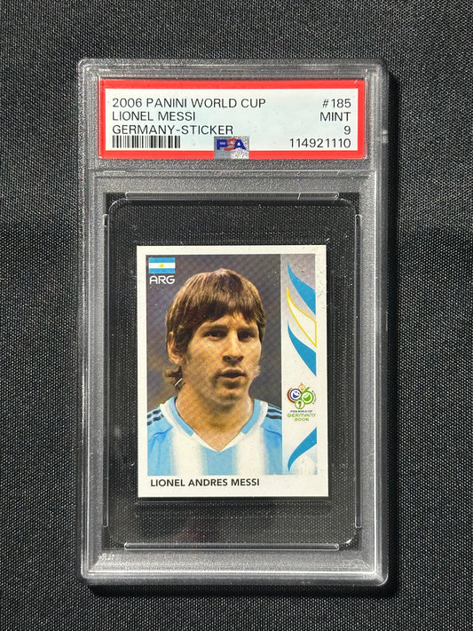 Lionel Messi Sticker - 2006 Panini World Cup - PSA 9