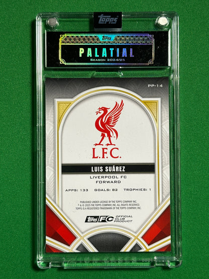 Luis Suarez 04/10 - Topps Liverpool Palatial 2024/25 Back
