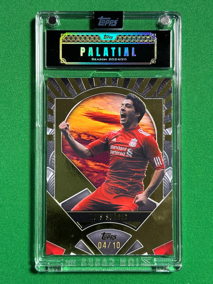 Luis Suarez 04/10 - Topps Liverpool Palatial 2024/25 Front