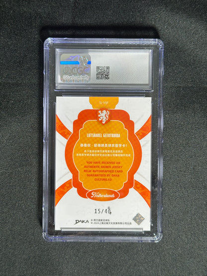 Lutsharel Geertruida Autograph Patch 15/40 - DAKA Netherlands 2024