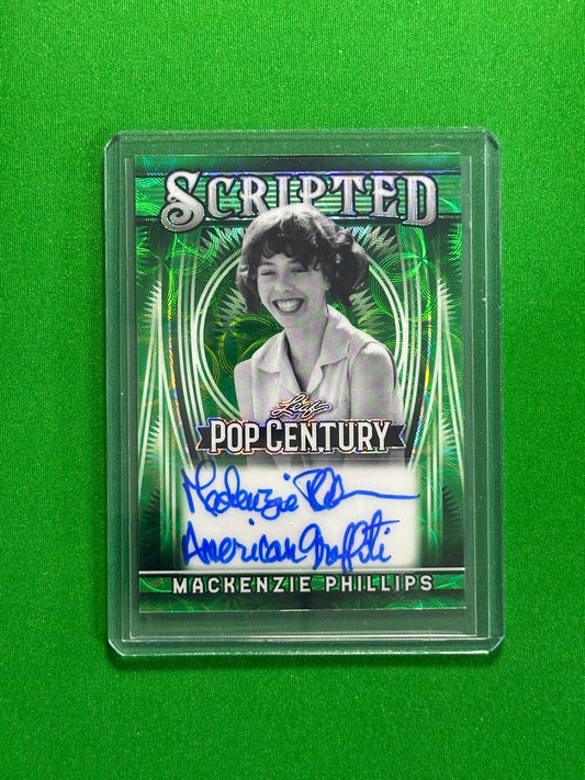 Mackenzie Phillips Autograph 1/1 - Leaf Pop Century 2025