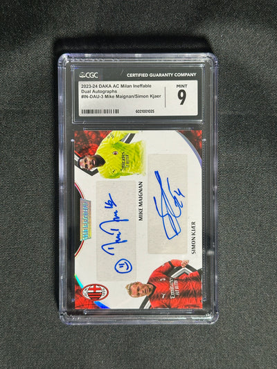 Mike Maignan y Simon Kjaer doble autógrafo 5/10 - DAKA AC Milan 2023/24