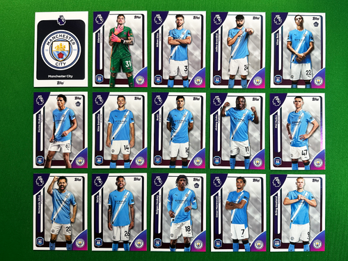 Manchester City Full Base Set - Topps Premier League 2026