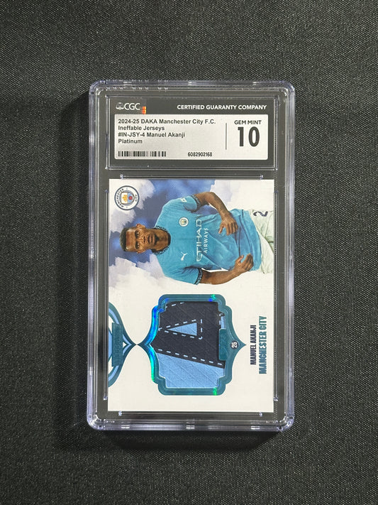 Manuel Akanji  Patch 1/1 CGC10 - DAKA Manchester City 2024/25