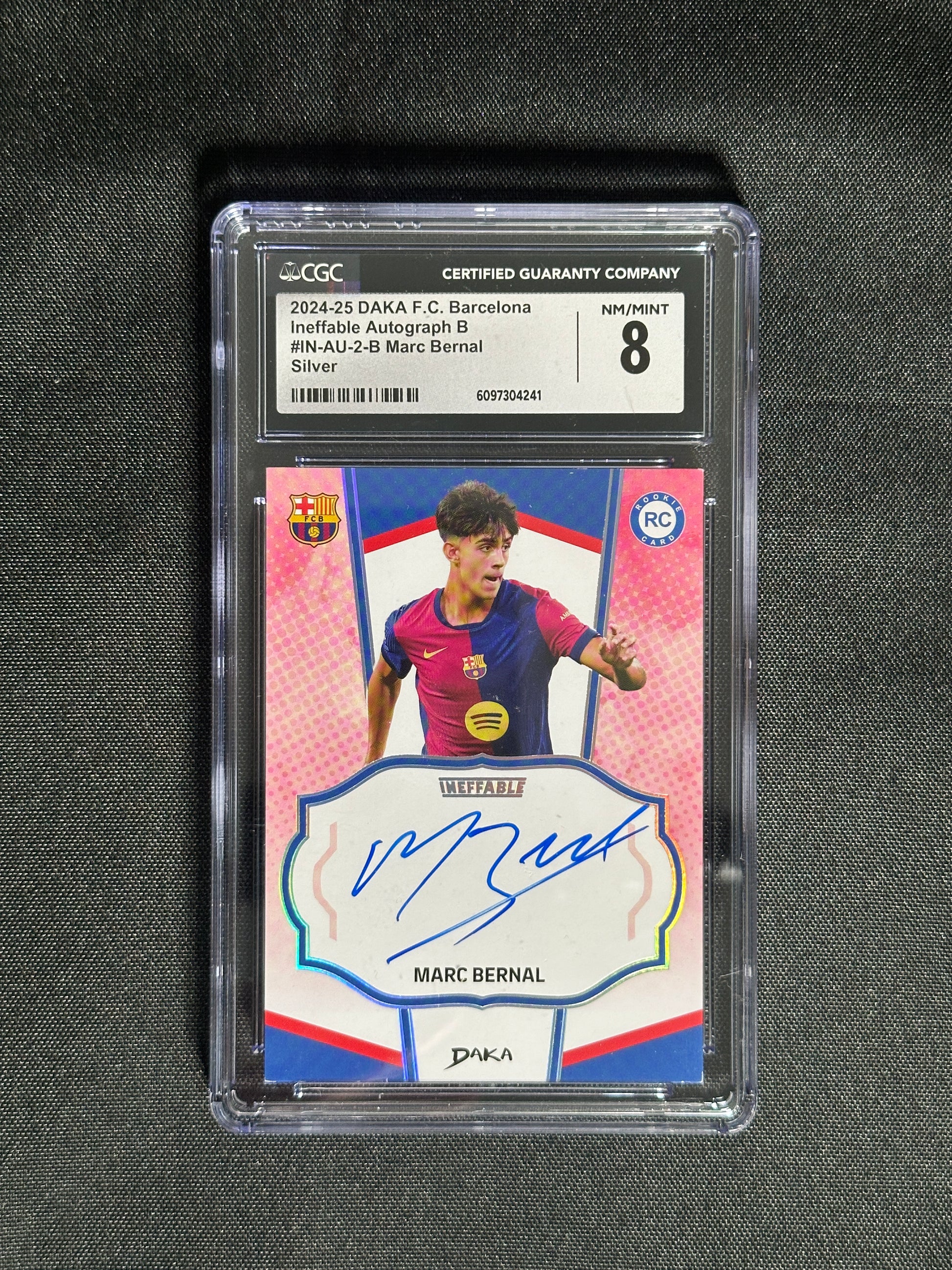Marc Bernal On-Card Autograph 39/39 - DAKA Barcelona 2024/25