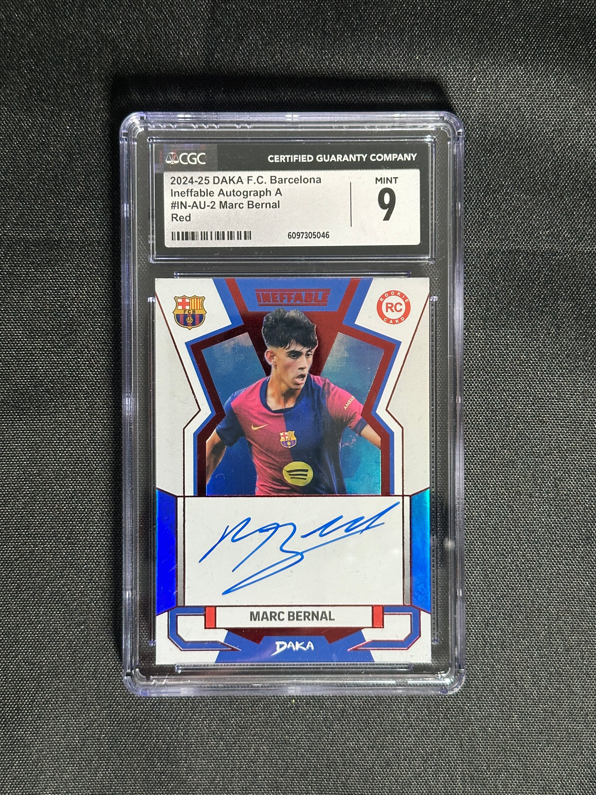 Marc Bernal On-Card Autograph 7/20 - DAKA Barcelona 2024/25