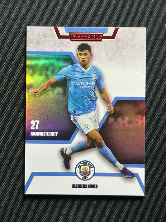 Matheus Nunes Numbered Parallel 12/55 - Daka Manchester City Ineffable 2023/24