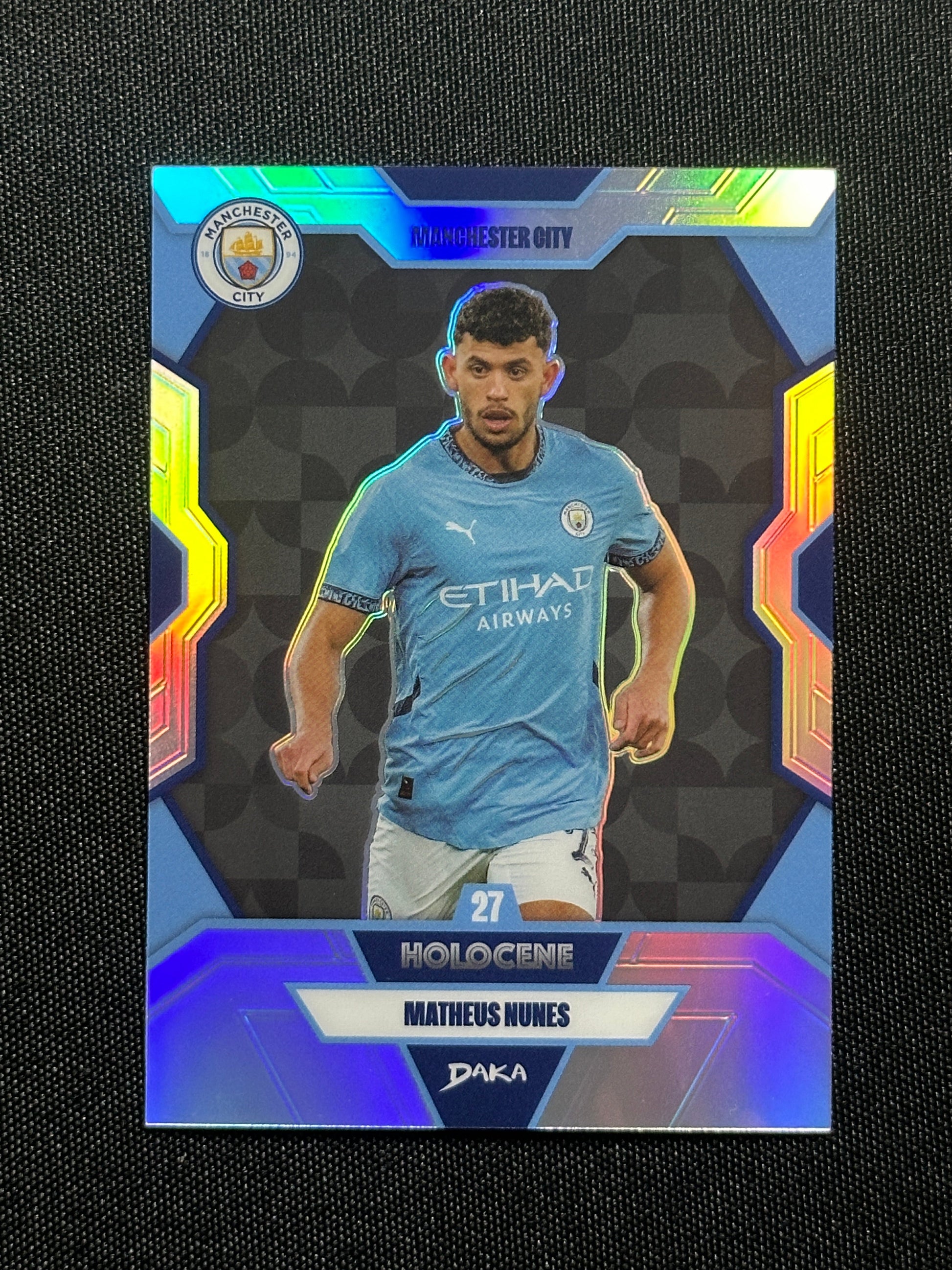 Matheus Nunes Numbered Parallel 172/199 - Daka Manchester City One & Two 2024/25