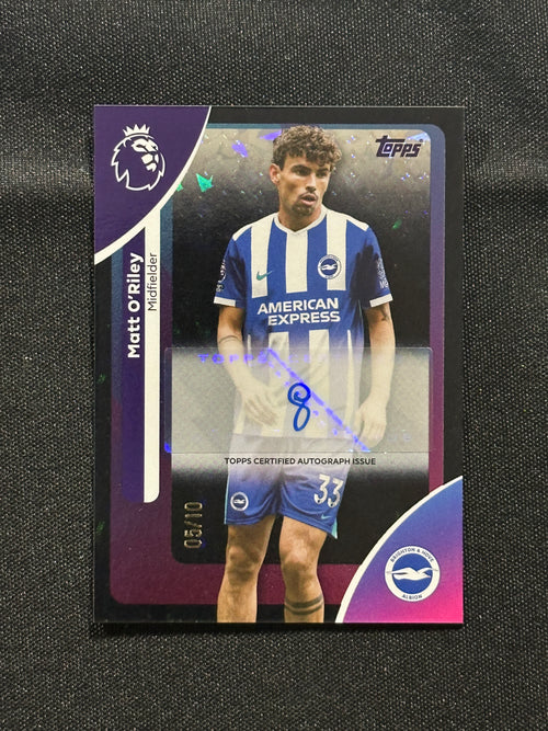Matt O'Riley Autograph 05/10 - Topps Premier League 2026