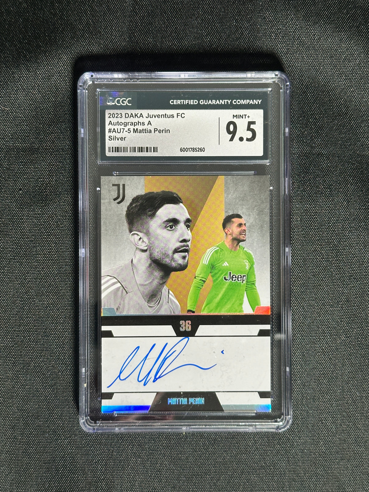 Mattia Perin On-Card Autograph 44/90 - DAKA Juventus 2023