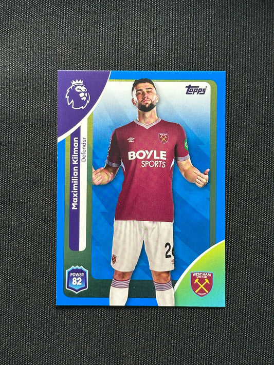 Maximilian Kilman Blue Parallel Base - Topps Premier League 2026