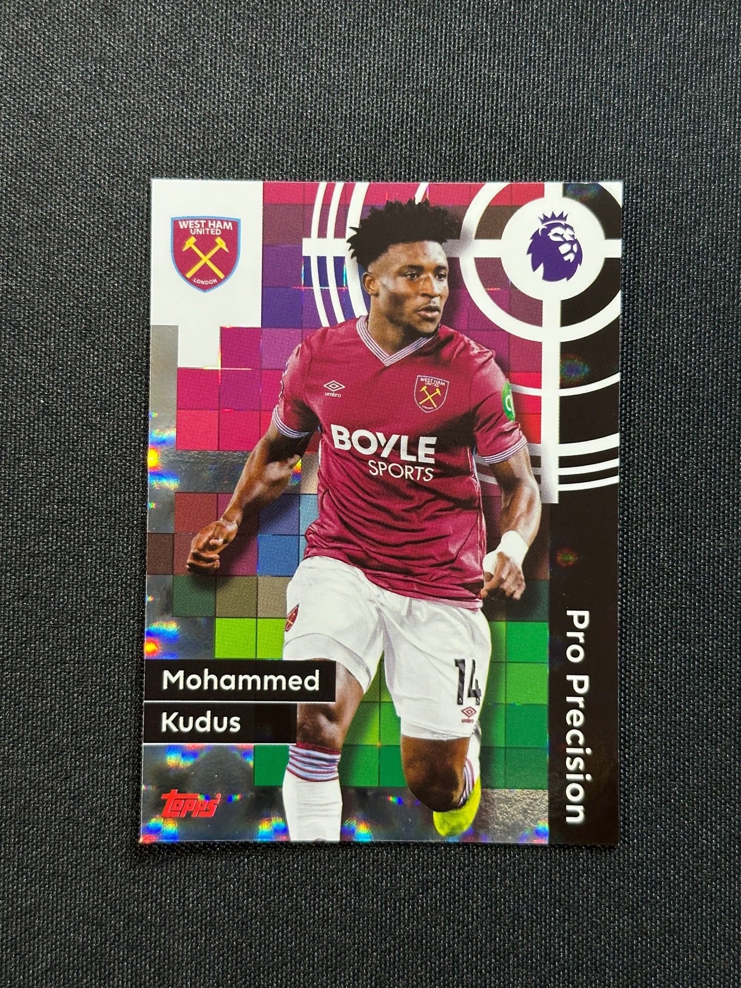 Mohammed Kudus West Ham Pro Precision - Topps Premier League 2026